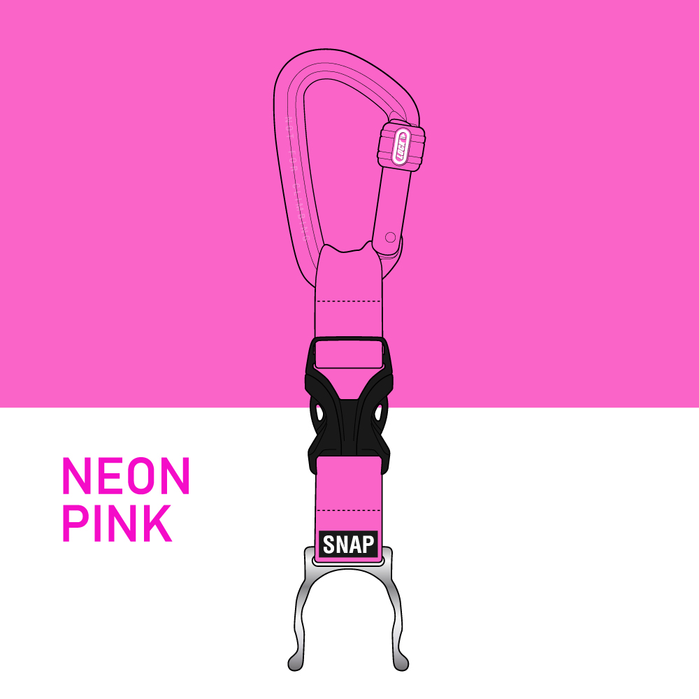 KARABINER BOTTLE HOLDER　ネオンピンク