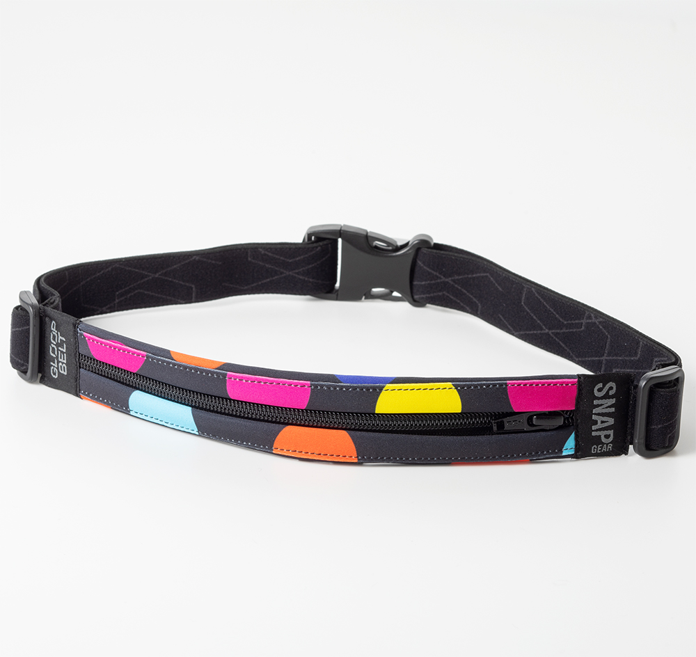 GLOOP BELT JOURNEY Black Polka Dot