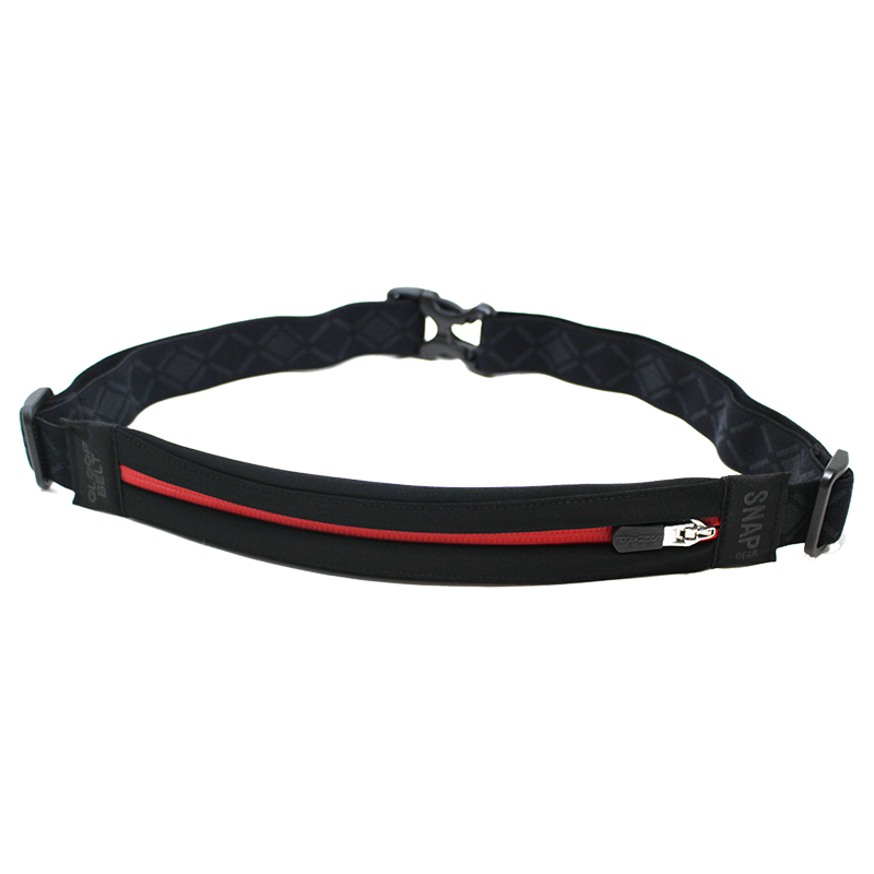 GLOOP BELT JOURNEY Water Resistants ブラック/レッド Zip
