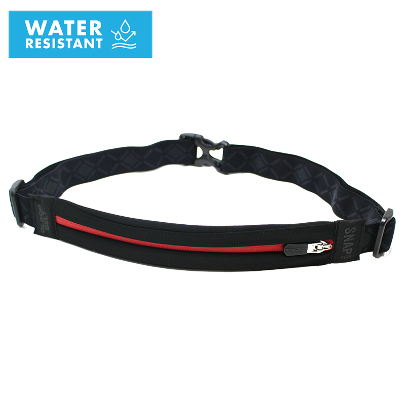 GLOOP BELT JOURNEY Water Resistants ブラック/レッド Zip