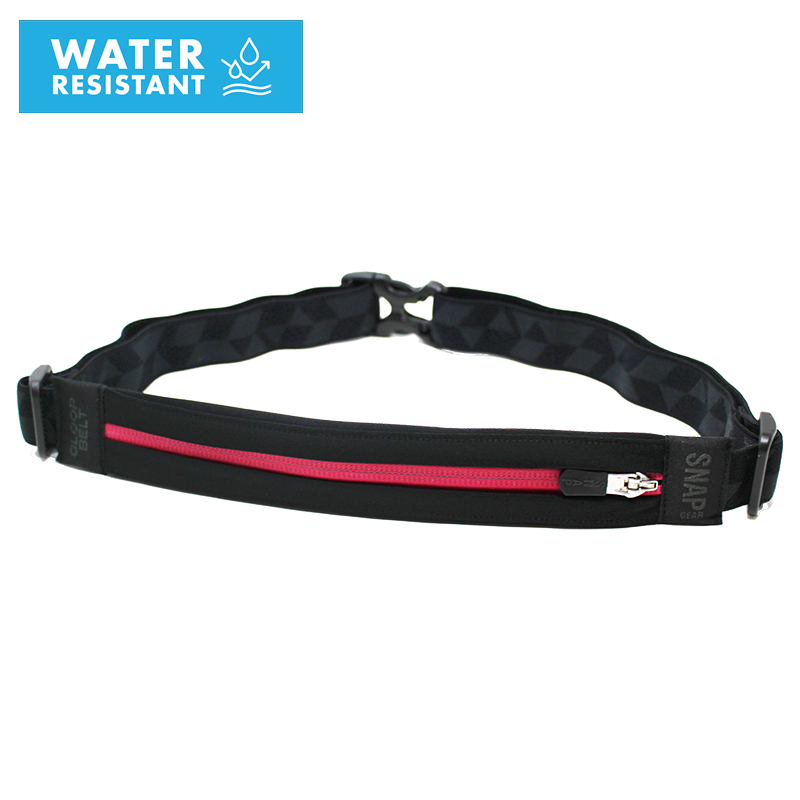 GLOOP BELT JOURNEY Water Resistants ブラック/ホットピンク Zip